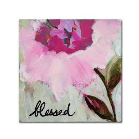 Trademark Fine Art Carrie Schmitt 'Blessed' Canvas Art, 35x35 ALI5398-C3535GG